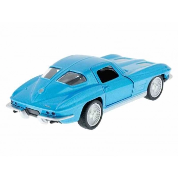 Model 1:32, RMZ 1963 Chevrolet Corvette Stingray Split Window, niebieski