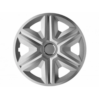 Kołpaki FAST silver lacquered + ring 16