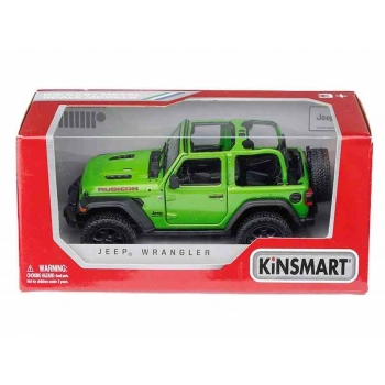 Model 1:34, Kinsmart, 2018 Jeep Wrangler zielony (A749JWZI)