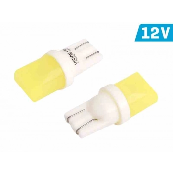 Żarówka VISION W5W (T10) 12V 1x COB LED, biała, 2 szt.