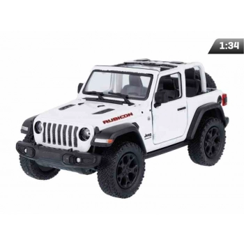 Model 1:34, Kinsmart, 2018 Jeep Wrangler biały (A750JWBI)