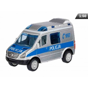 Model 1:50, Mercedes-Benz Sprinter Mini, POLICJA, srebrny