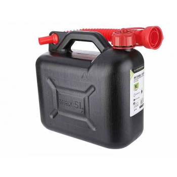 Kanister plastikowy na paliwo, 5L, czarny