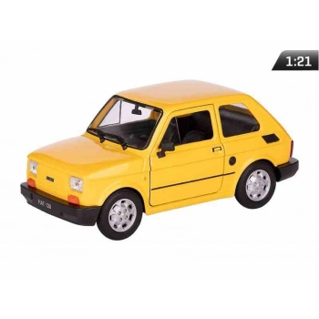 Model 1:21, PRL FIAT 126p, żółty