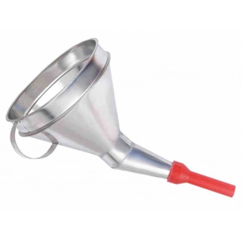 Lejek metalowy z plastikową końcówką, czasza 165 mm, skośny