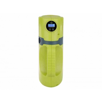 Kompresor powietrza DC 12V, AC 230V 200 PSI, automatyczny z cyfrowym ciśnieniomierzem, 4 adaptery
