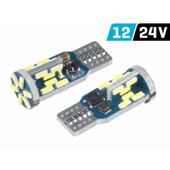 Żarówka VISION W5W (T10) 12/24V 30x 4014 SMD LED, CANBUS, biała, 2 szt.