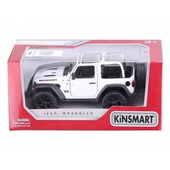Model 1:34, Kinsmart, 2018 Jeep Wrangler biały (A750JWBI)