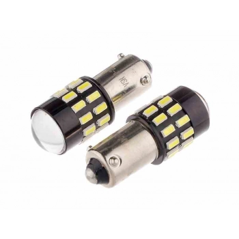 Żarówka VISION H21W BAY9s 12/24V 30x 3014 SMD LED, nonpolar, CANBUS, biała, 2 szt.
