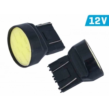 Żarówka VISION W21/5W (T20q) 12V 1x COB LED, CANBUS, biała, 2 szt.