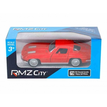 Model 1:32, RMZ 1963 Chevrolet Corvette Stingray Split Window, czerwony