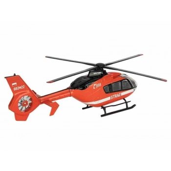 Model 1:43, Helikopter Straż EC-135, czerwony