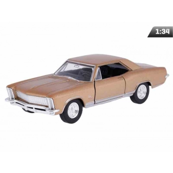 Model 1:34, 1965 Buick Riviera GranSport, złoty (A00875BRZL)