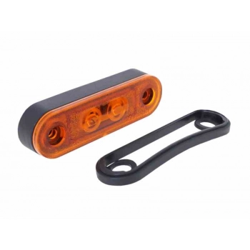 Lampa pozycyjna diodowa 12/24V, boczna, pomarańczowa