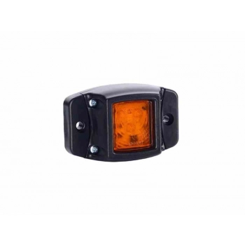 Lampa obrysowa na podstawie gumowej, pomaranczowa