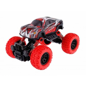 Model 1:64, Pojazd metalowy Big Wheels, czerwony (A02088C)