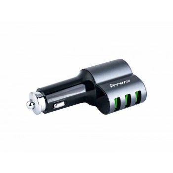 Ładowarka 12/24V 3x USB Auto-ID max 5.1A z gniazdem zapalniczki