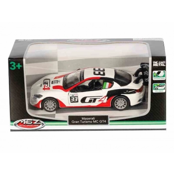 Model 1:43 Maserati GranTurismo MC GT4, biało-czerwony