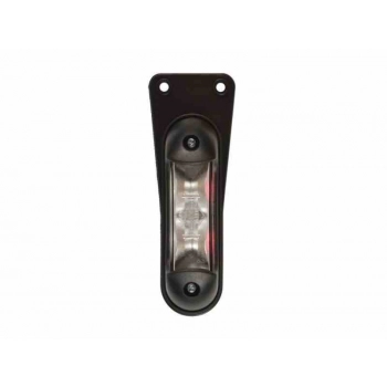 Lampa obrysowa LED wisząca, biało - czerwona