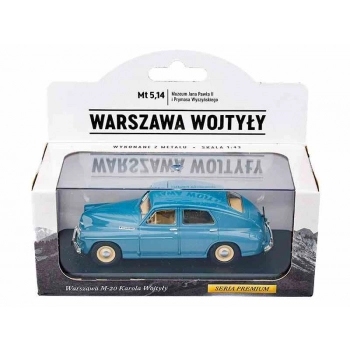 Model 1:43, PRL Warszawa M-20 Karol Wojtyła, niebieski