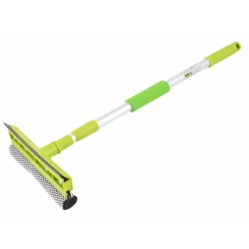 Myjka do szyb 20 cm ze ściągaczką, aluminiowa teleskopowa rączka 55-90 cm
