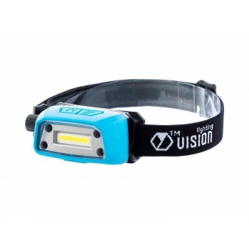 Lampa czołowa 5W COB LED, akumulatorowa, 350 lm, IK07, IP67 z włącznikiem na czujnik ruchu