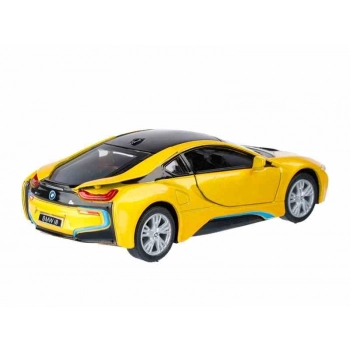 Model 1:36, Kinsmart, BMW i8, żółty (A11748Z)
