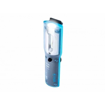 Lampa warsztatowa 10x 0.5W Super White SMD LED 500 lm + 1W LED 150 lm, akumulatorowa, IK07, IP54, z zaczepem i magnesem