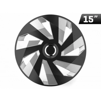 Kołpak Vector RC black / silver 15``, 1 szt.