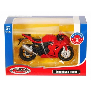 Model 1:18 SUZUKI GSX-R1000,  czerwony