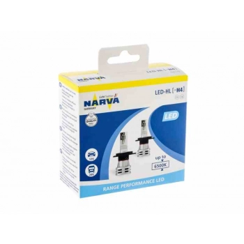 Żarówki NARVA H4 LED 12/24V 24W, P43t, Range Performance, 2 szt.