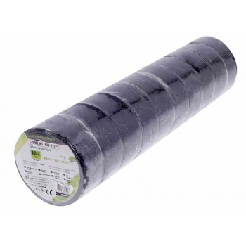 Taśma izolacyjna PVC 0,15 mm x 25 mm x 10 m, czarna, 1 szt.