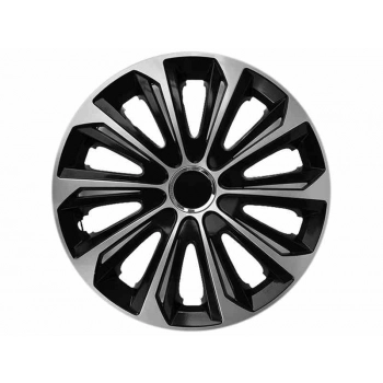 Kołpaki EXTRA STRONG silver - black 15