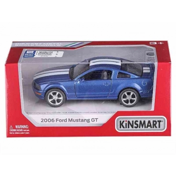 Model 1:38, Kinsmart, FORD Mustang GT 2006, niebieski