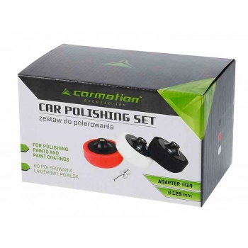 Gąbki polerskie 3 w 1 + adapter
