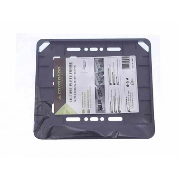 Ramka na tablicę rejestracyjną motocykla, czarna