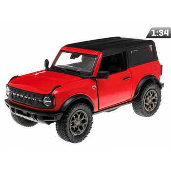 Model 1:34, 2022 Ford Bronco Hard Top, czerwony (A11768C)