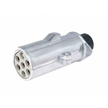 Wtyczka przyczepy 7 PIN, 24V, typ S, aluminiowa