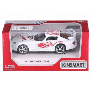 Model 1:36, Kinsmart, Dodge Viper GTS-R, biały (A715DVBI)