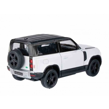 Model 1:36, Kinsmart, Land Rover Defender, biały (A747LRDBI)