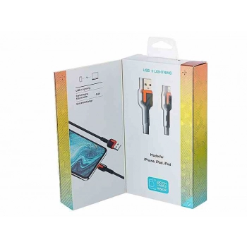 Kabel do ładowania i synchronizacji, w oplocie z mikrofibry, 100 cm, USB > Lightning