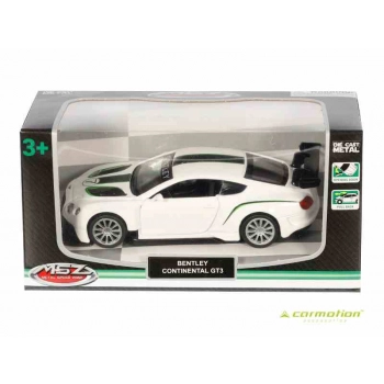 Model 1:43  Bentley Continental GT3, biały