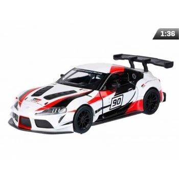 Model 1:36, Kinsmart, Toyota GR Supra Racing Concept, biały (A11755BI)