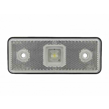 Lampa obrysowa LED wpuszczana biała 12/24V