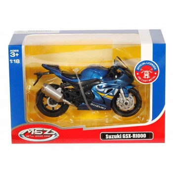 Model 1:18 SUZUKI GSX-R1000, niebieski