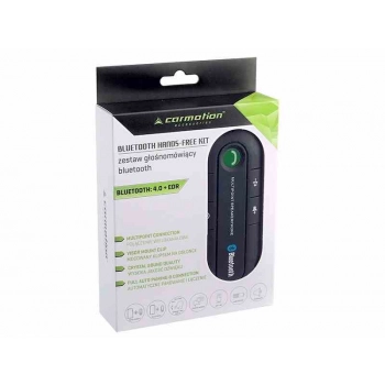 Zestaw głośnomówiący Bluetooth z klipsem na osłonę przeciwsłoneczną