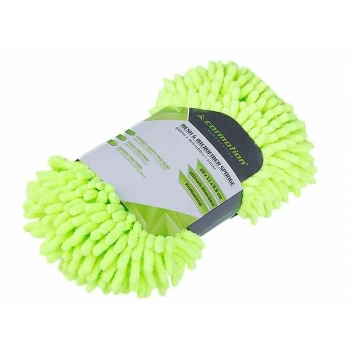 Gąbka z mikrofibry szenil + siatka z gumką, 23 x 11 x 5.5 cm