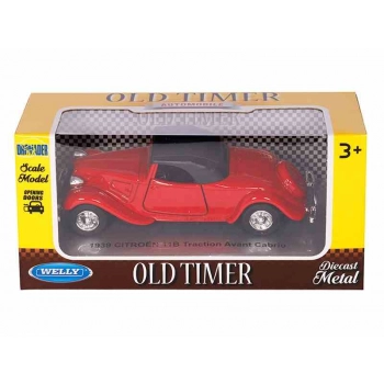 Model 1:34, 1939 CITROËN 11B Traction Avant Cabrio, czerwony (A008751C1TC)