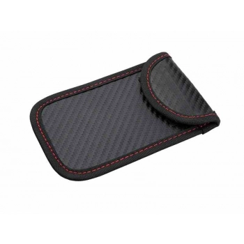 Etui pionowe na kartę Keyless, blokujące sygnał, carbon