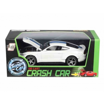 Ford Mustang, biały CRASH CAR (A02400B)